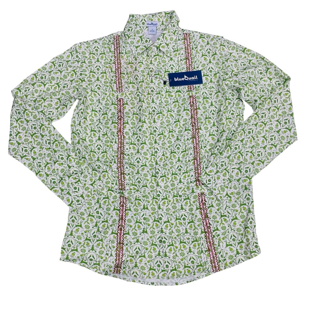 NWT Blue Quail Size Men's Small Christmas Otomi